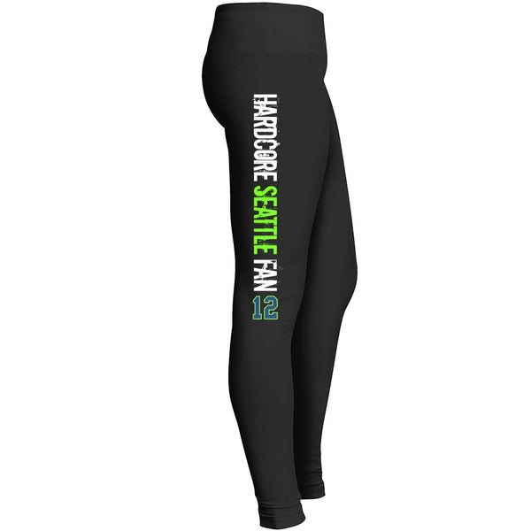 Hardcore Seattle Fan Football Leggings Leggings
