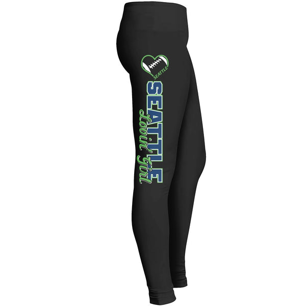 Seattle Lovin Girl Football Leggings Leggings