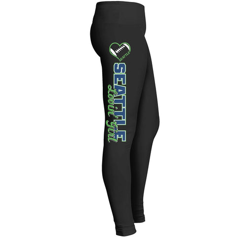 Seattle Lovin Girl Football Leggings Leggings