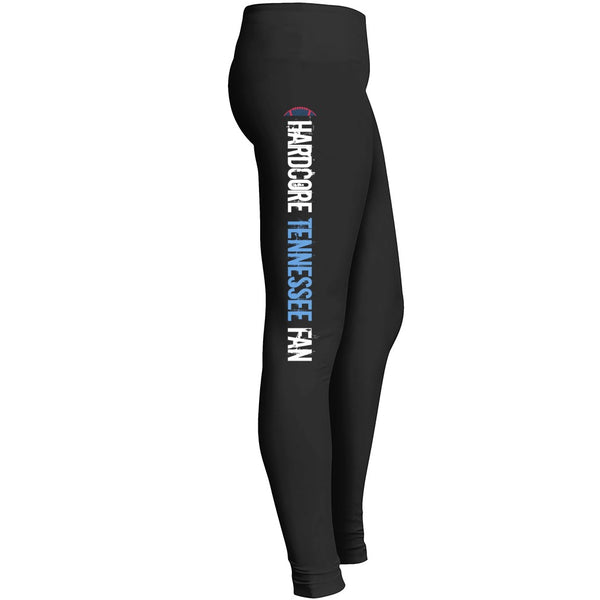 Hardcore Tennessee Fan Football Leggings Leggings
