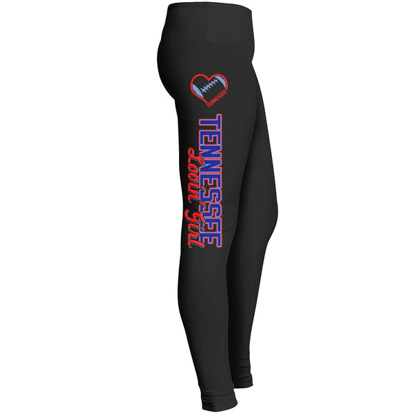 Tennessee Lovin Girl Football Leggings Leggings