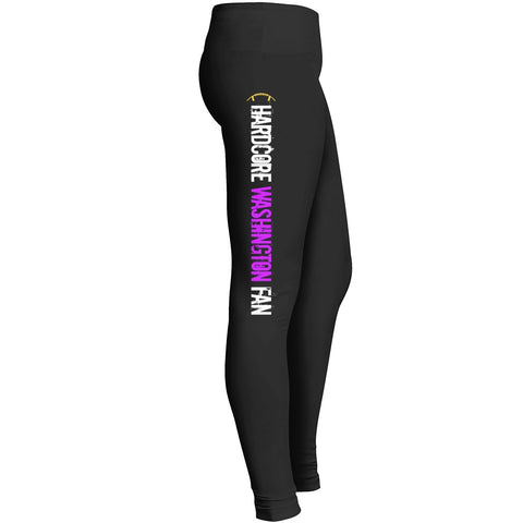 Hardcore Washington Fan Football Leggings Leggings