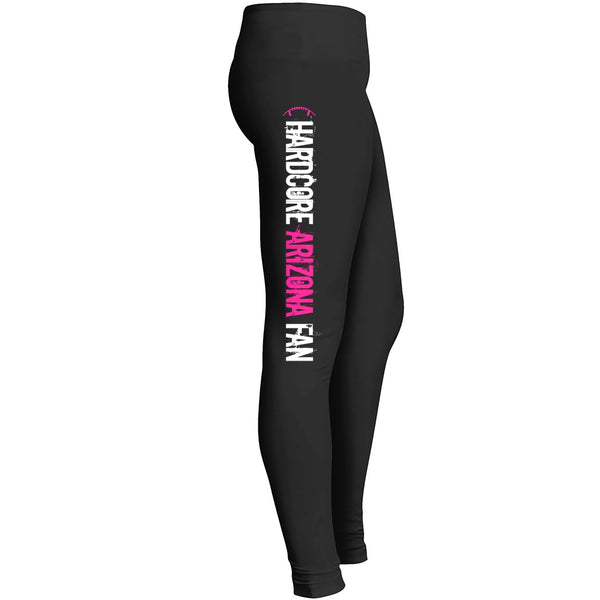 Hardcore Arizona Fan Football Leggings Leggings