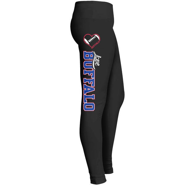 Love Buffalo Football Leggings Leggings