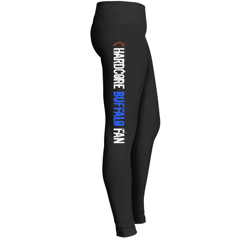 Hardcore Buffalo Fan Football Leggings Leggings