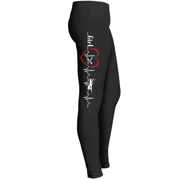 Aircraft Mechanic Girl Love Leggings