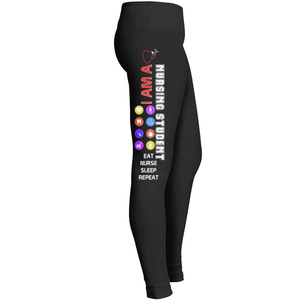 Im A Nursing Student Legging Eat Nurse Sleep Repeat Leggings