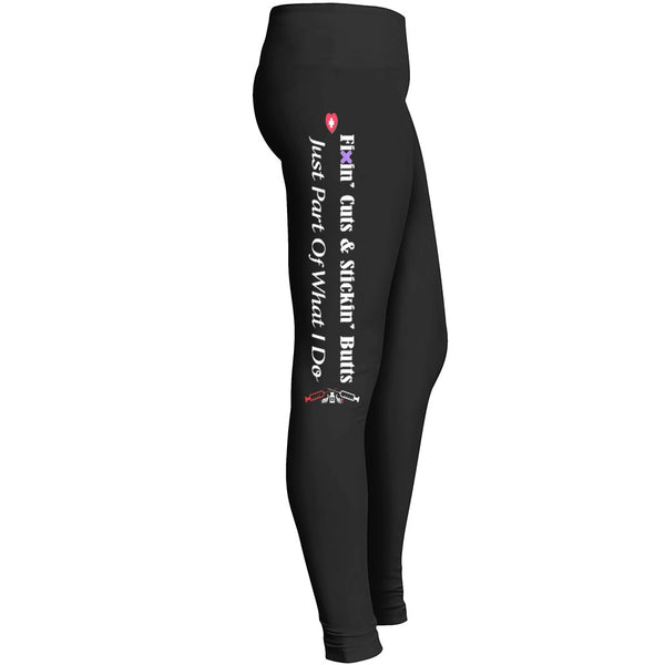 Nurse Legging Nursing Legging Fixin Cuts And Stickin Butts Just Part Of What I Do Leggings