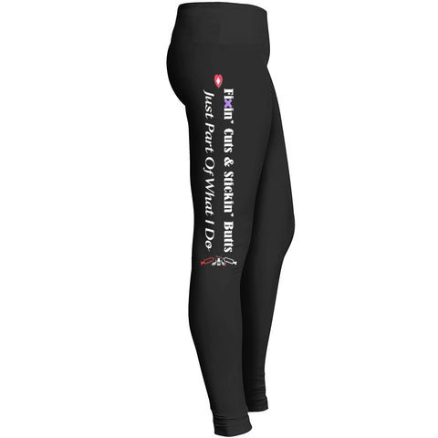 Nurse Legging Nursing Legging Fixin Cuts And Stickin Butts Just Part Of What I Do Leggings