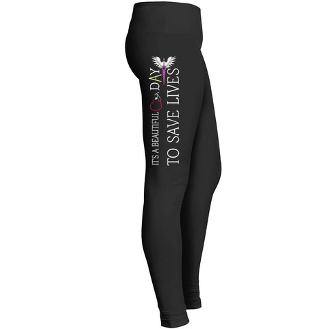 Nurse Legging Nursing Legging It Is A Beautiful Day To Save Lives Leggings