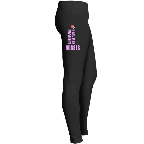 Nurse Legging Nursing Legging Real Men Marry Nurses Leggings