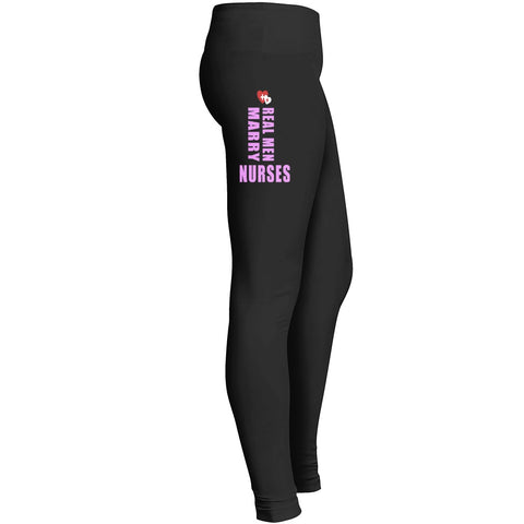 Nurse Legging Nursing Legging Real Men Marry Nurses Leggings