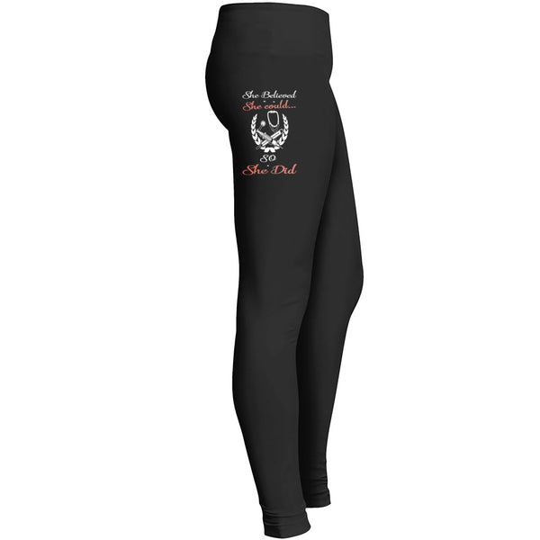 Nurse Legging Nursing Legging She Believed She Could So She Did Leggings