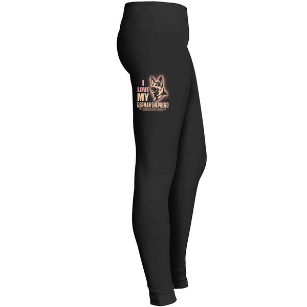 I Love My German Shepherd Leggings