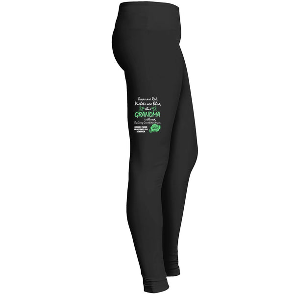 Fitness Yoga Running Roses Are Red Violets Are Blue This Grandma Leggings