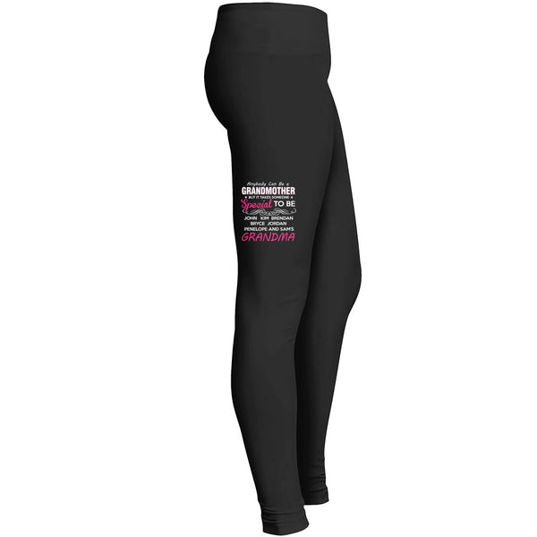 Fitness Yoga Running Anybody Can Be A Grandmother But It Takes Some One Speacial To Be Grandma Leggings