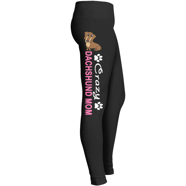 Crazy Dachshund Mom Legging Leggings