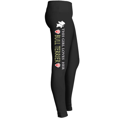 This Girl Loves Her Bull Terrier Leggings