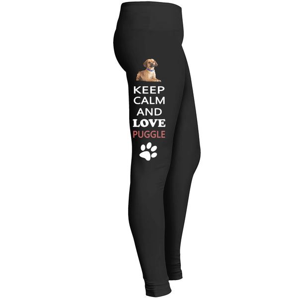 Keep Calm And Love Puggle Legging Leggings