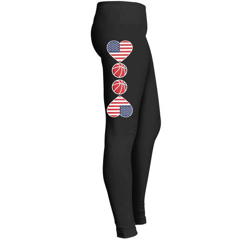 Proud American Basketball Leggingsversion2 Leggings