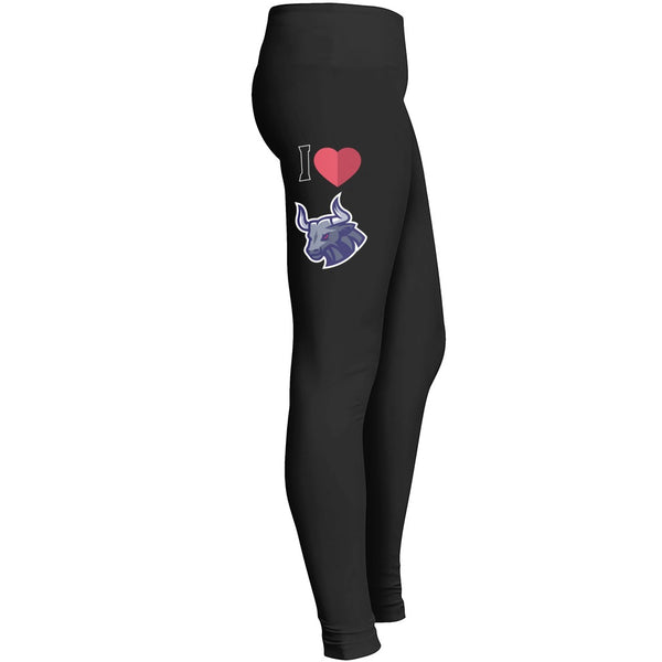 I Love Bulls Nation Leggings