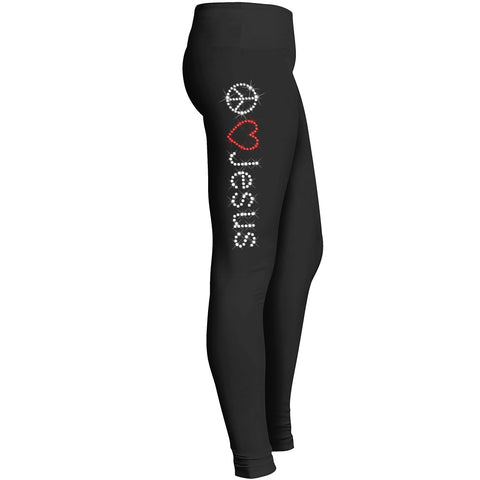 Peace Love Jesus Leggings