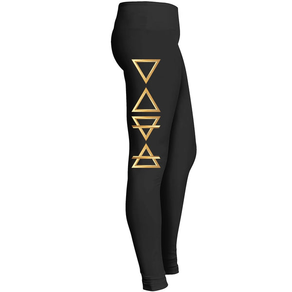 Alchemy Fire Water Air Earth Symbols Leggings Leggings