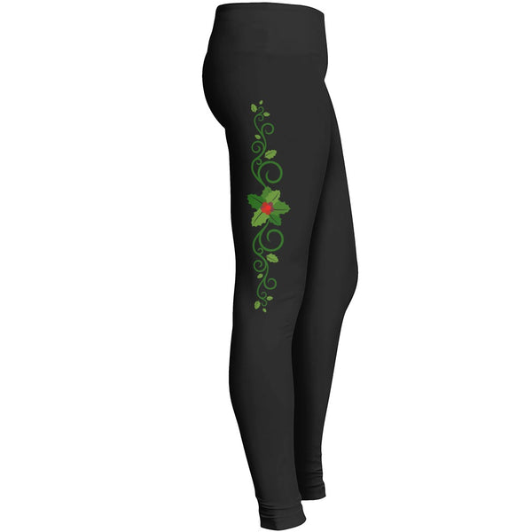 Christmas Holly Leggings Leggings