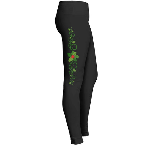 Christmas Holly Leggings Leggings
