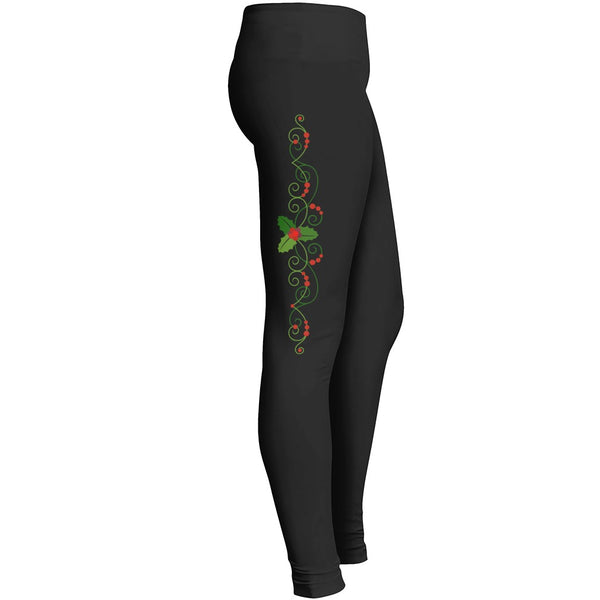 Christmas Holly Leggings Leggings