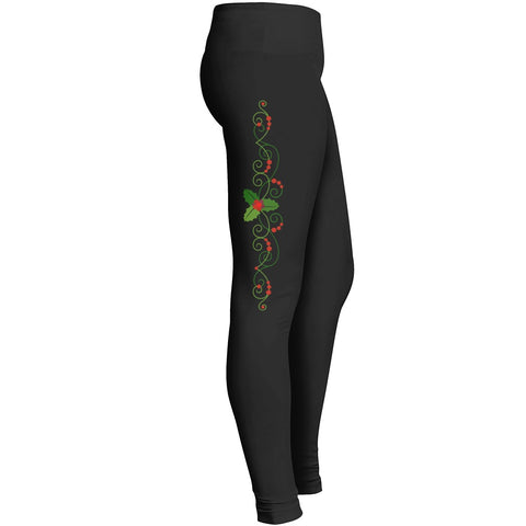 Christmas Holly Leggings Leggings