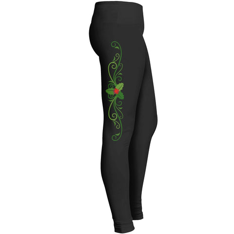 Christmas Holly Leggings Leggings