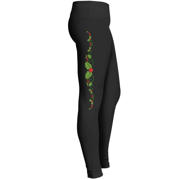 Christmas Holly Leggings Leggings