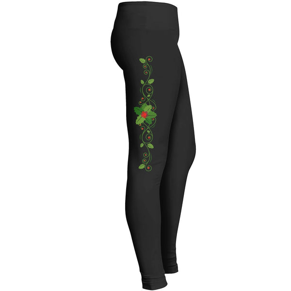 Christmas Holly Leggings Leggings