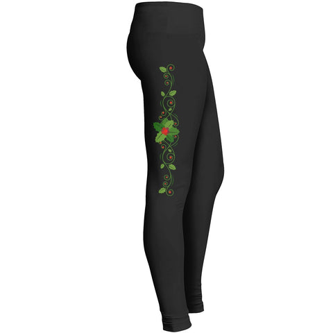 Christmas Holly Leggings Leggings