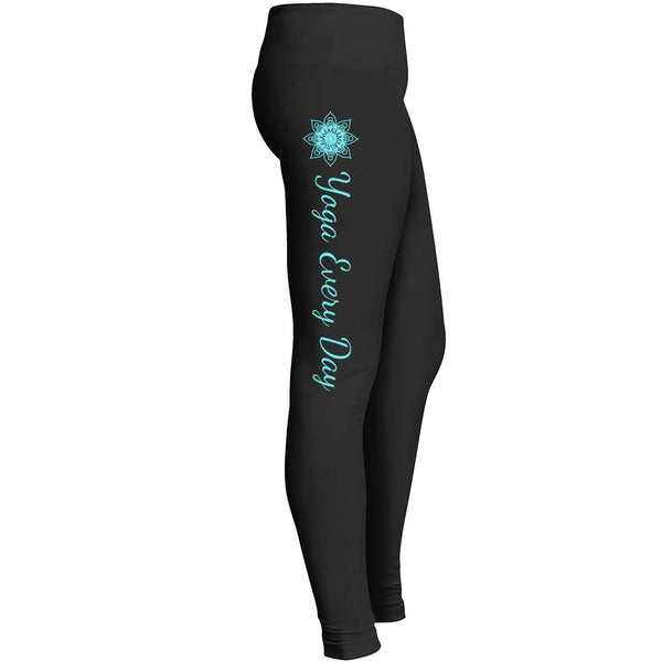 Yoga Every Day (blue) Leggings Leggings