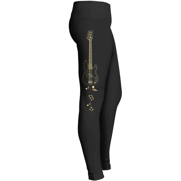 Guitar Music Notes Leggings Leggings