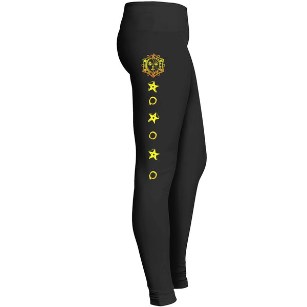 Sun Moon Stars Astrology Leggings Leggings