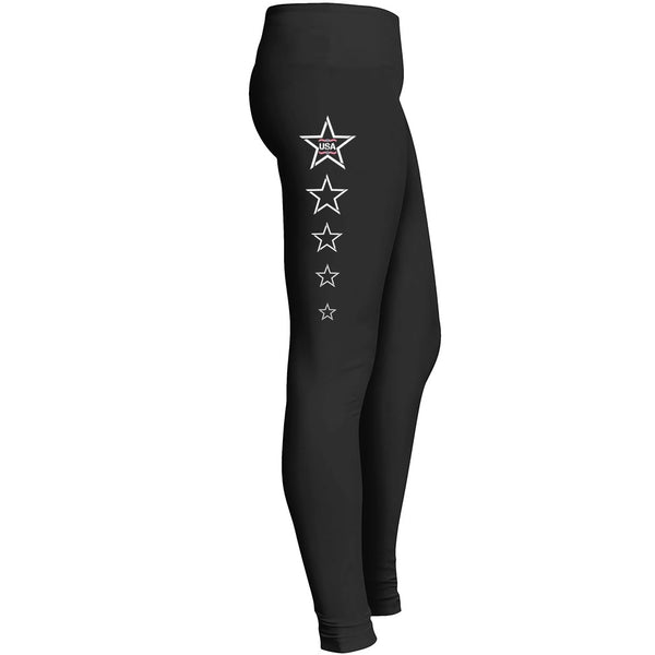 Usa Stars Stripes Patriotic Leggings Leggings