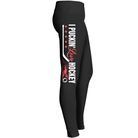 I Love Hockey Leggings