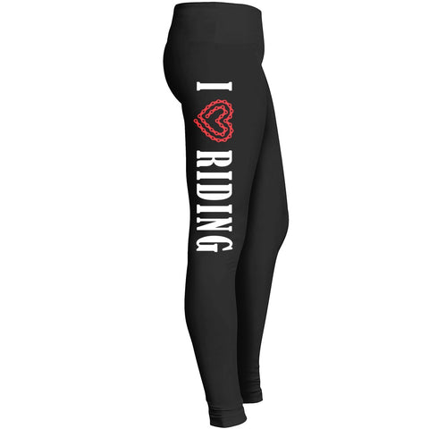 I Love Ridding Leggings Leggings