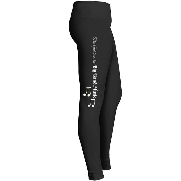 This Gal Loves Her Big Band Music Leggings