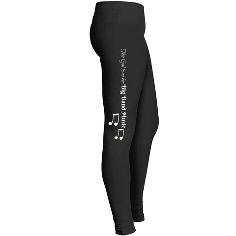 This Gal Loves Her Big Band Music Leggings