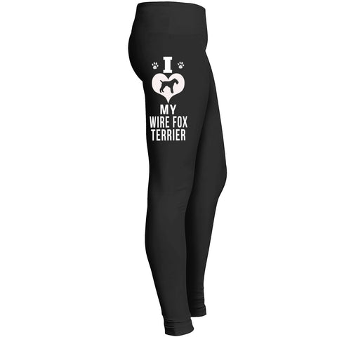 I Love My Wire Fox Terrier Leggings
