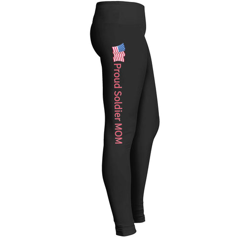Proud Soldier Mom Leggings