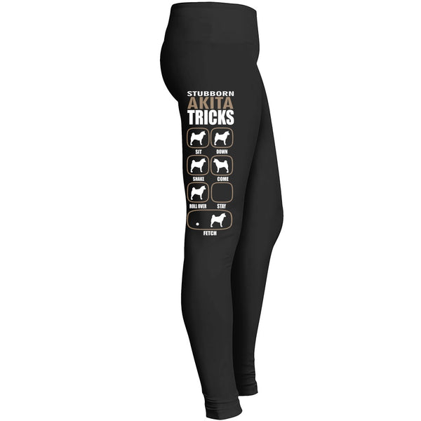 Akita Leggingsstubborn Akita Tricks Leggings