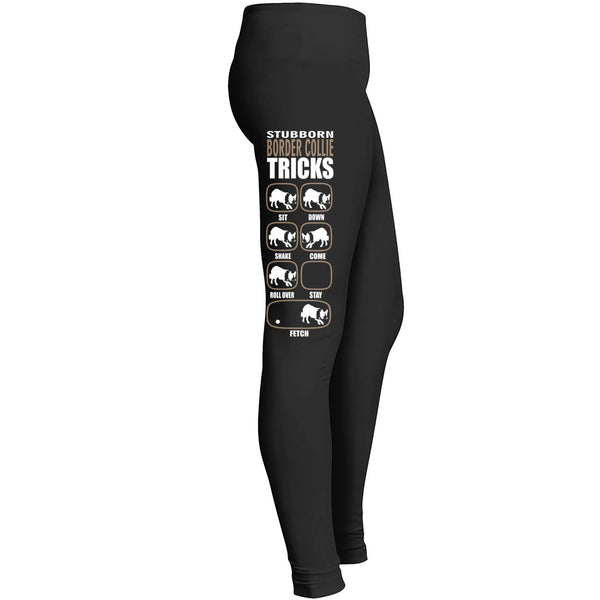 Border Collie Leggingsstubborn Border Collie Tricks Leggings