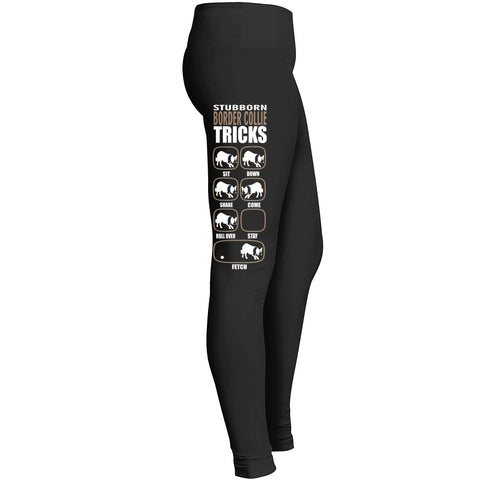 Border Collie Leggingsstubborn Border Collie Tricks Leggings