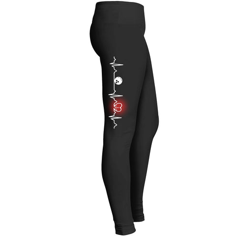 Bowling Heartbeat Leggings Leggings
