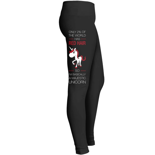 Only 2 Of The World Has Red Hair Leggings
